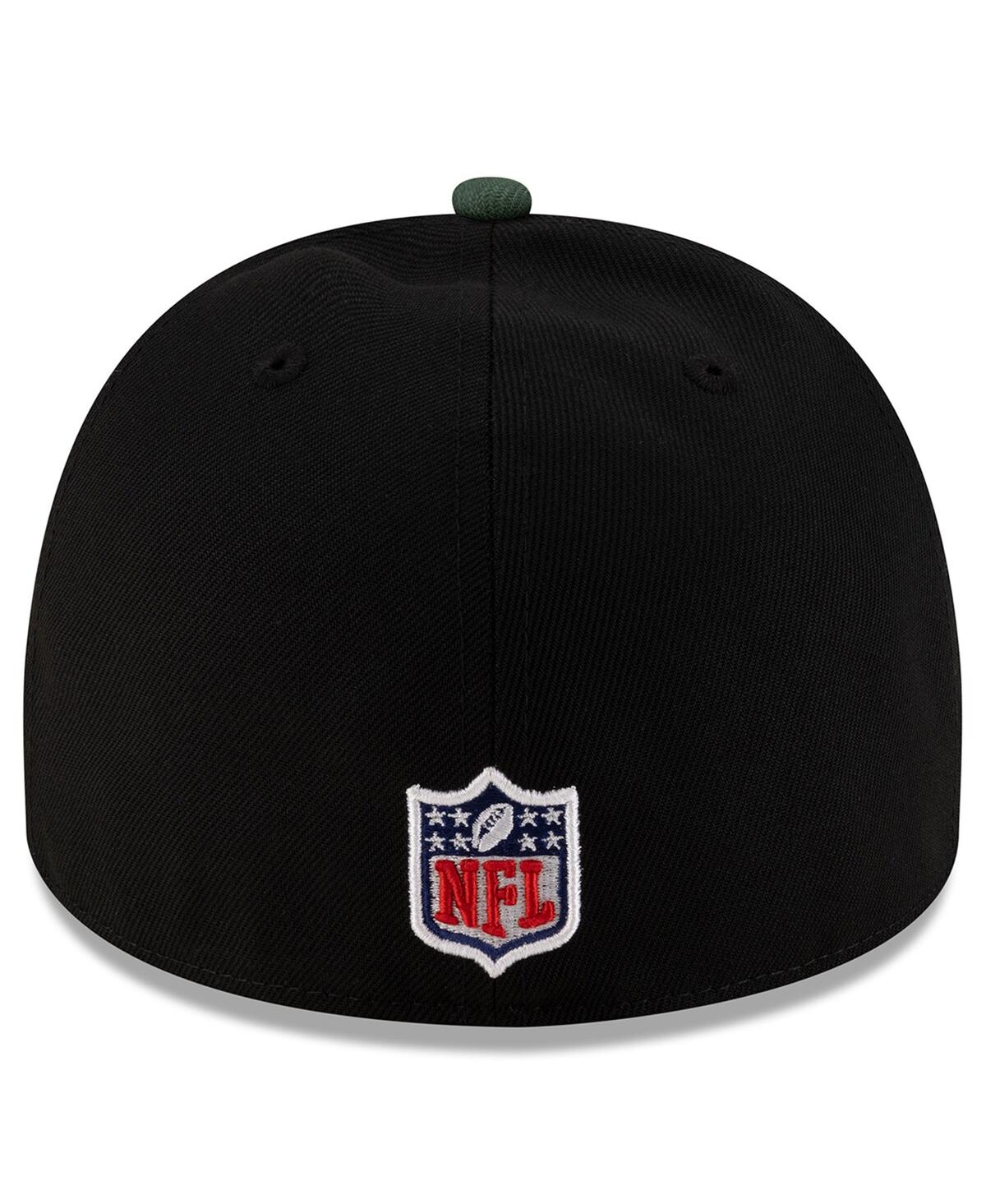 New Era Men's Black/green Green Bay Packers 2025 Nfl Draft On Stage A-frame 59fifty Fitted Hat In Black,green