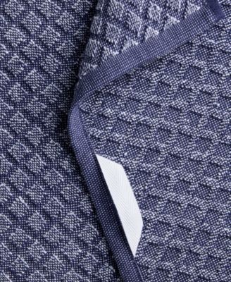 Honeycomb Chambray Textured Cotton Kitchen Towel Set, 16" x 28"