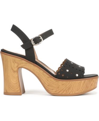 Women's Kira Block Heel Square Toe Platform Sandals