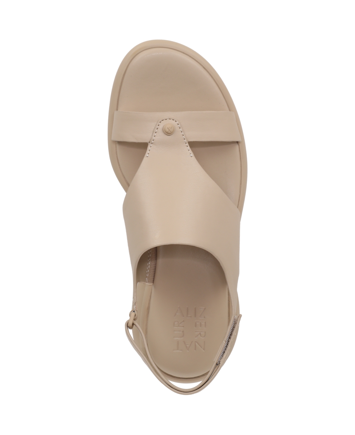 Naturalizer Lillian Slingback Sandal In Coastal Tan Faux Leather