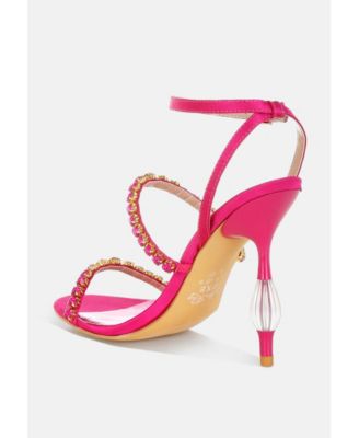 Aragon Diamante Embellished Fantasy Heel Sandals