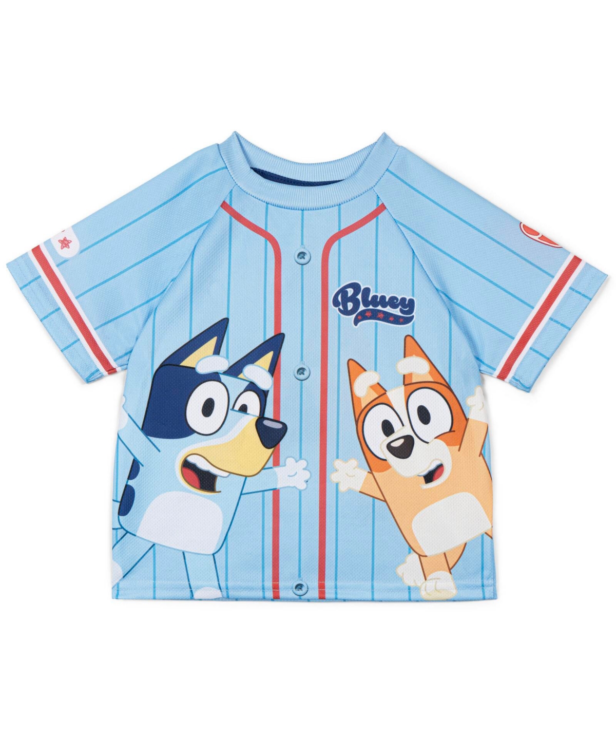 Bluey Baby Boys Mesh T-Shirt and Shorts Outfit Set