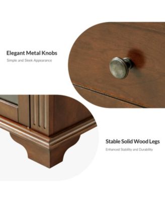 Dietrich 60" TV Stand with 2 Drawers & Shelf