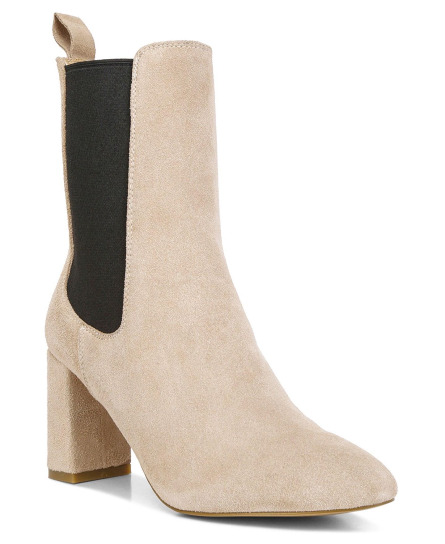 Женские ботинки Rag & Co Gaven Suede High Ankle Chelsea, цвет: Светлый бежевый — фото 3