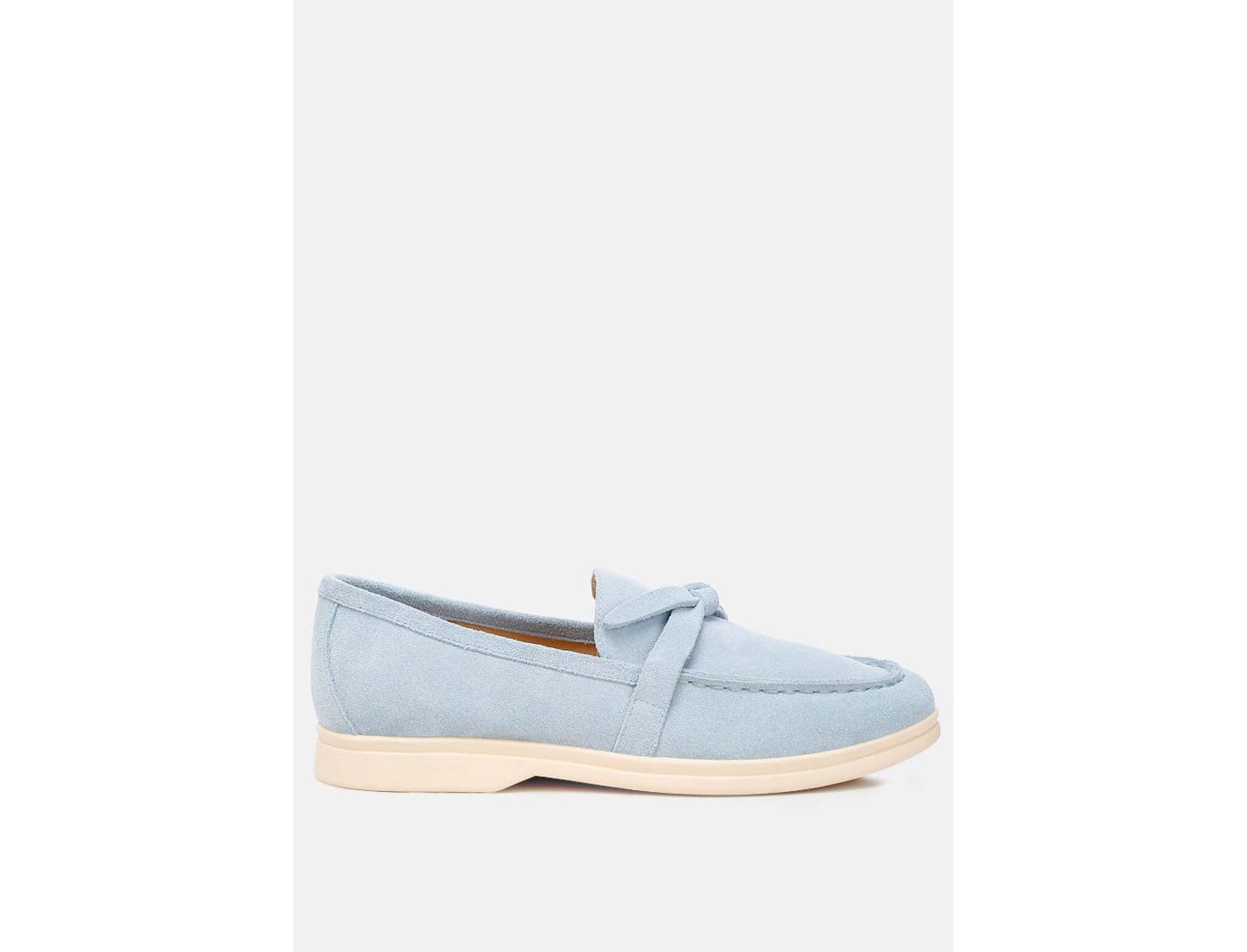 Женские туфли Rag & Co Nautica Suede Knot Detailed s, цвет: Синий — фото 3