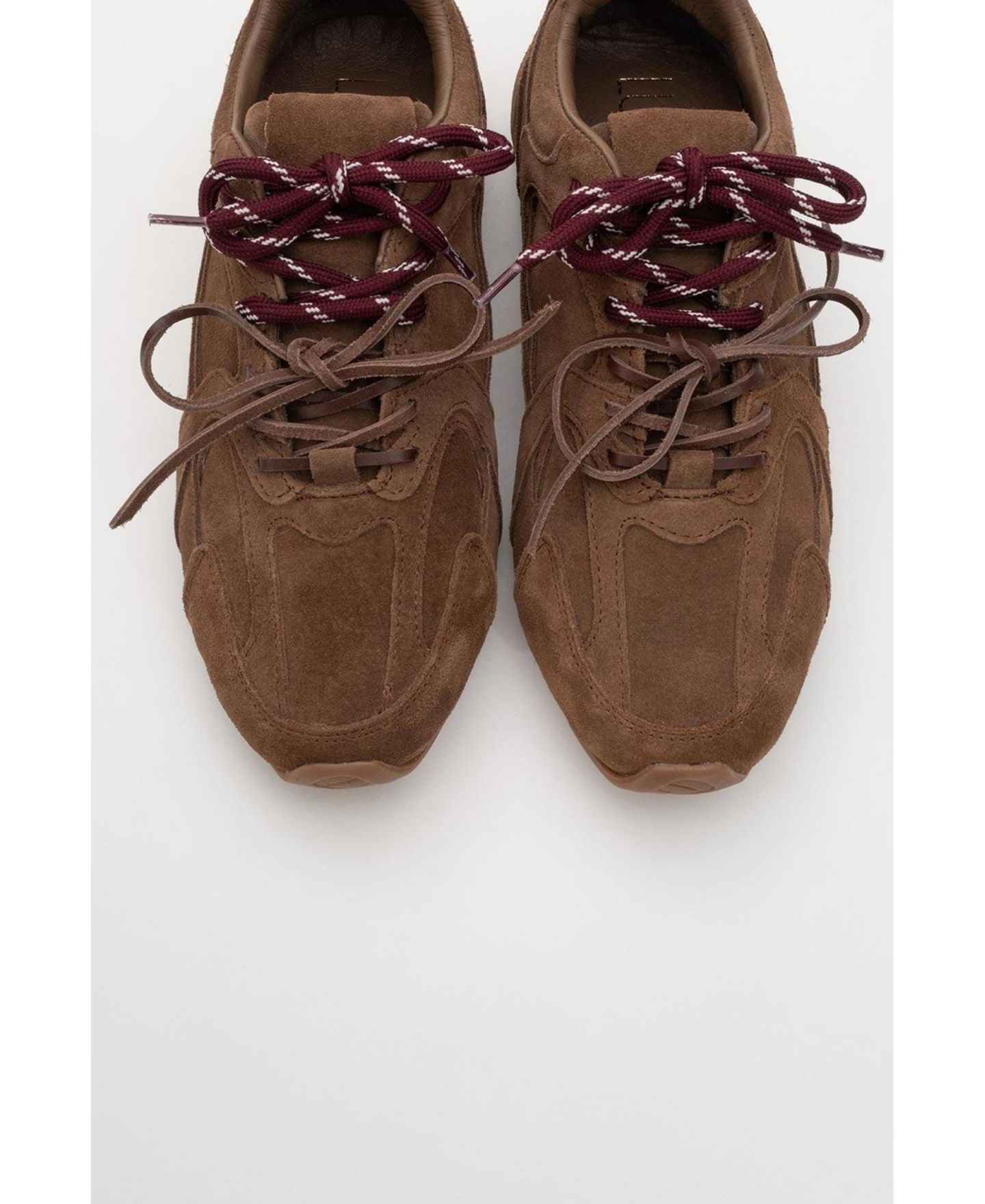 Женские кроссовки Forever & Always Shoes Selena Suede Leather Sneakers (Women), цвет: Коричневый замшевый кожаный — фото 2