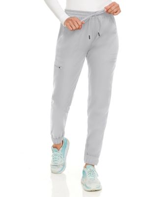 Women's Seven Pocket Cargo Scrub Pants Joggers with 4-Way Stretch