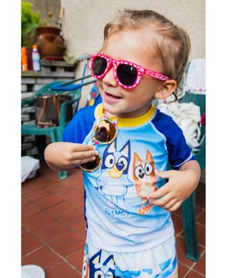 Baby Boys UPF 50+ Pullover Rash Guard Swim Trunks Outfit Set