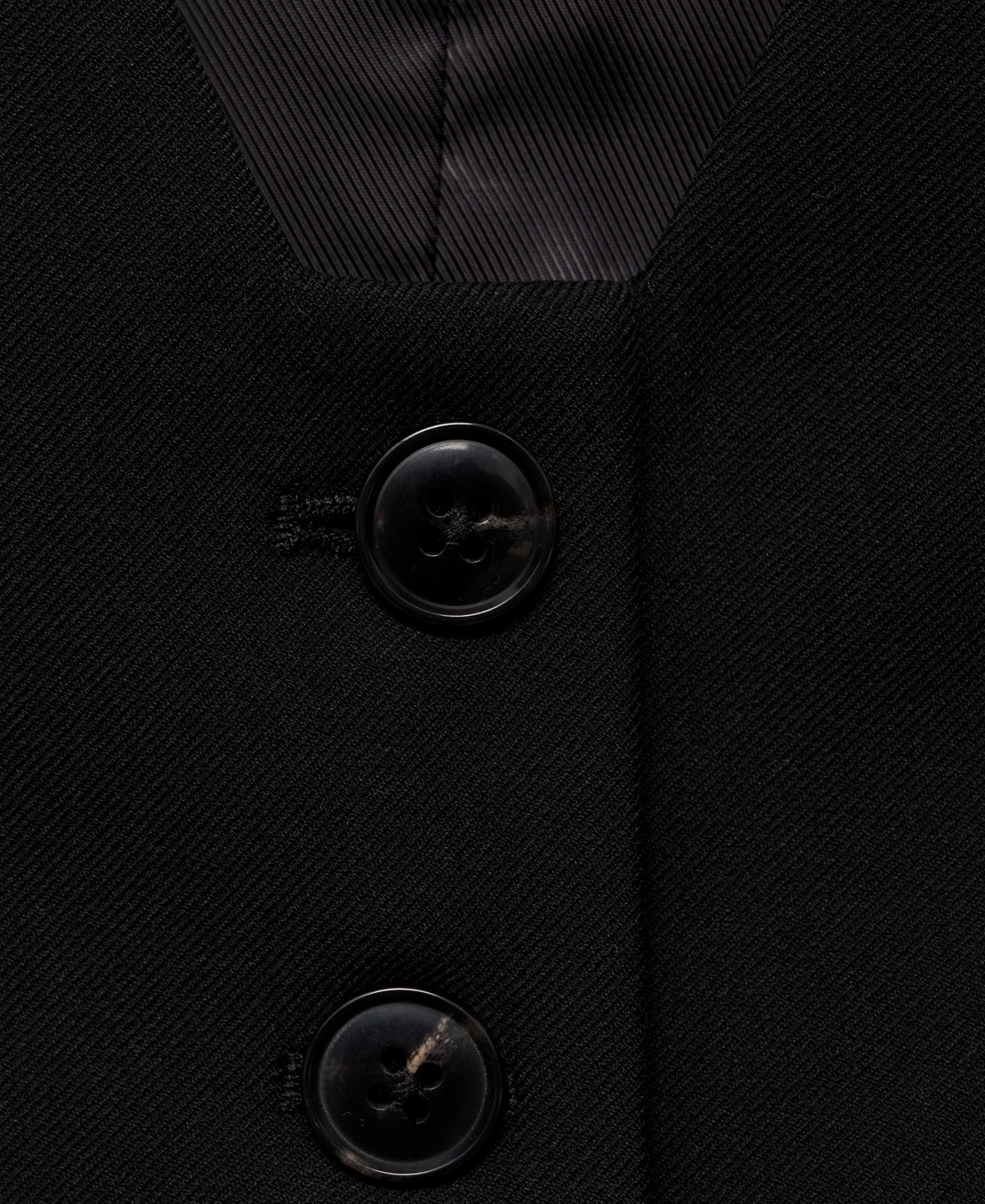 Mango Crop Suit Vest In Black