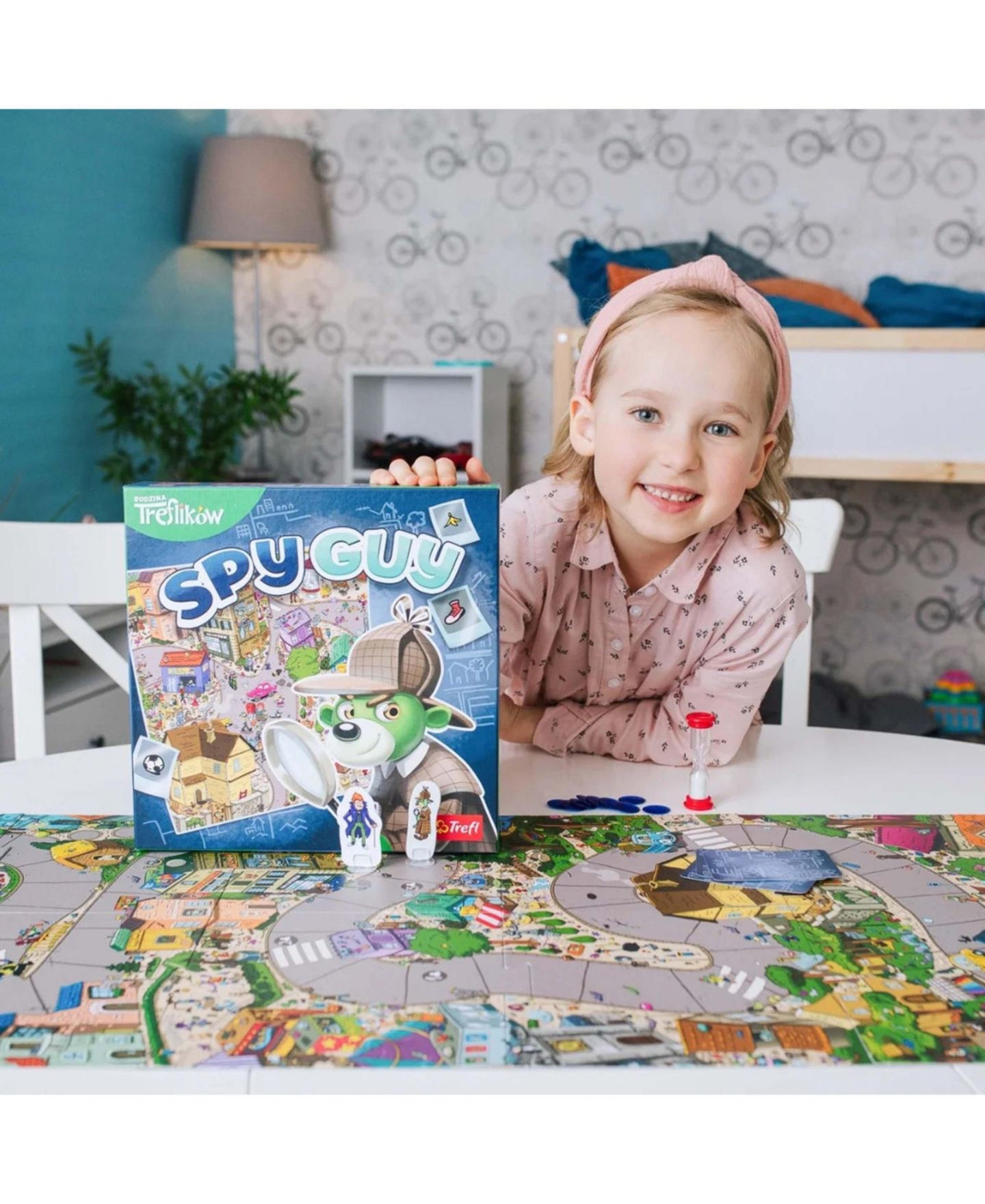 Детская настольная игра Trefl Spy Guy Cooperative Mystery Board Game, Ages 5+, цвет: Разноцветный — фото 2