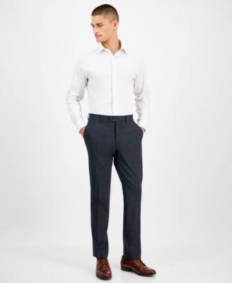 Men's Slim-Fit Herringbone Dress Shirt, Exclusively at Macy's
