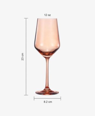 Contemporary Wine Glasses, Set of 2