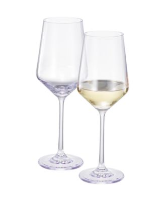Contemporary Wine Glasses, Set of 2