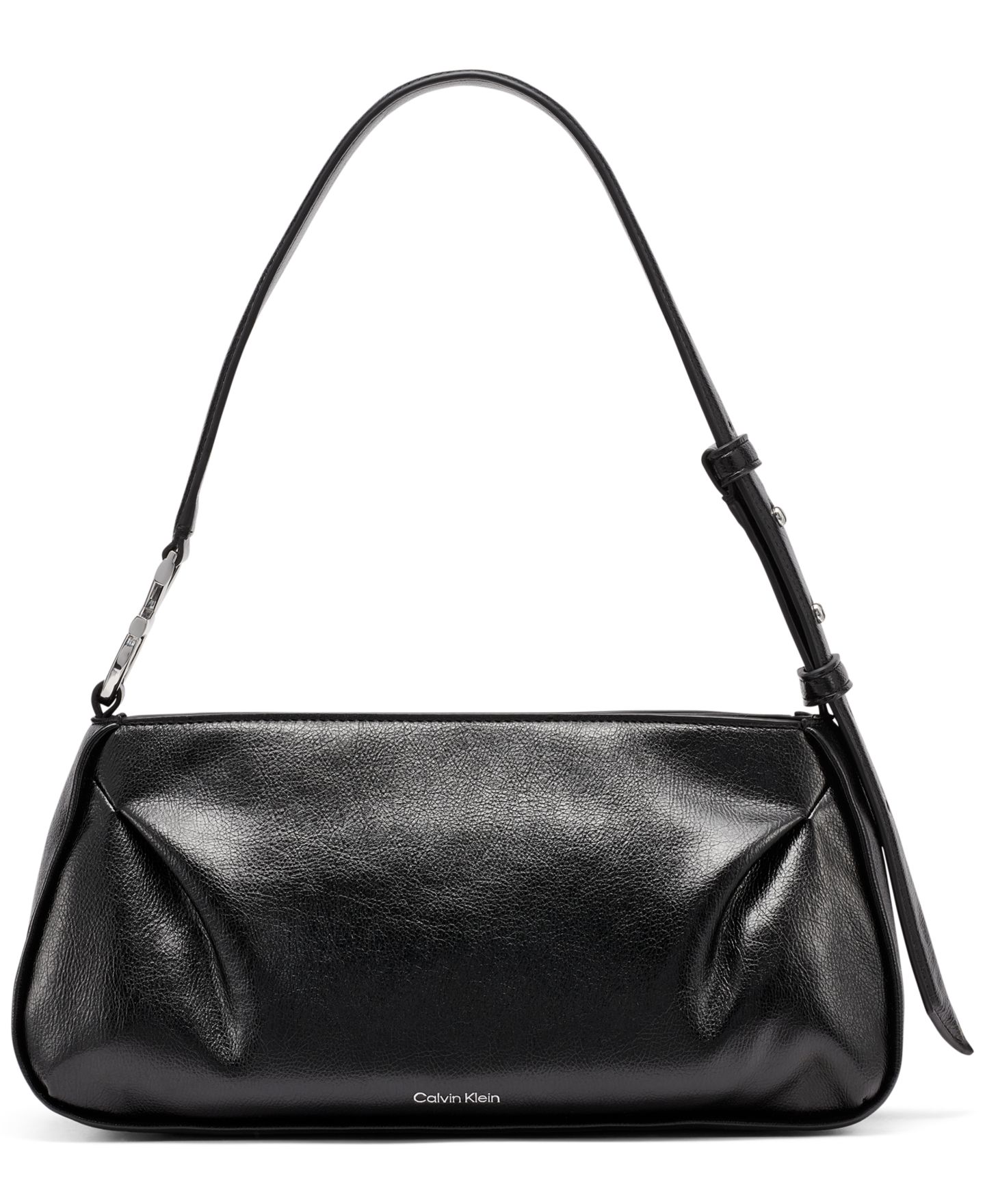 Женская сумка Calvin Klein Tina Mini Shoulder, цвет: Чёрный / Серебристый — фото 1