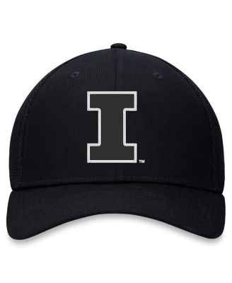 Men's Black Illinois Fighting Illini Spacer Flex Hat