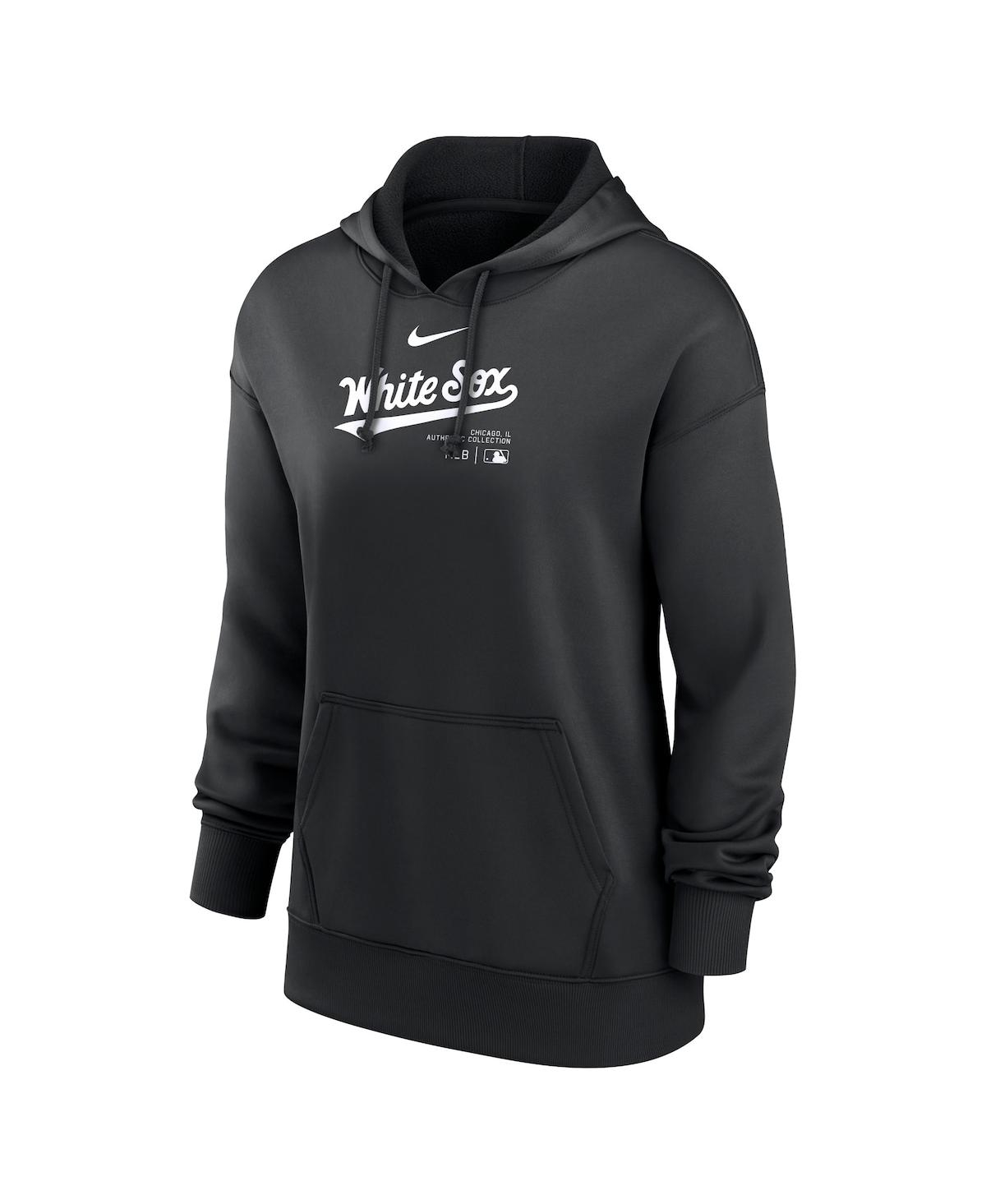 Nike Women's Black Chicago White Sox Authentic Collection Performance Pullover Hoodie In Black