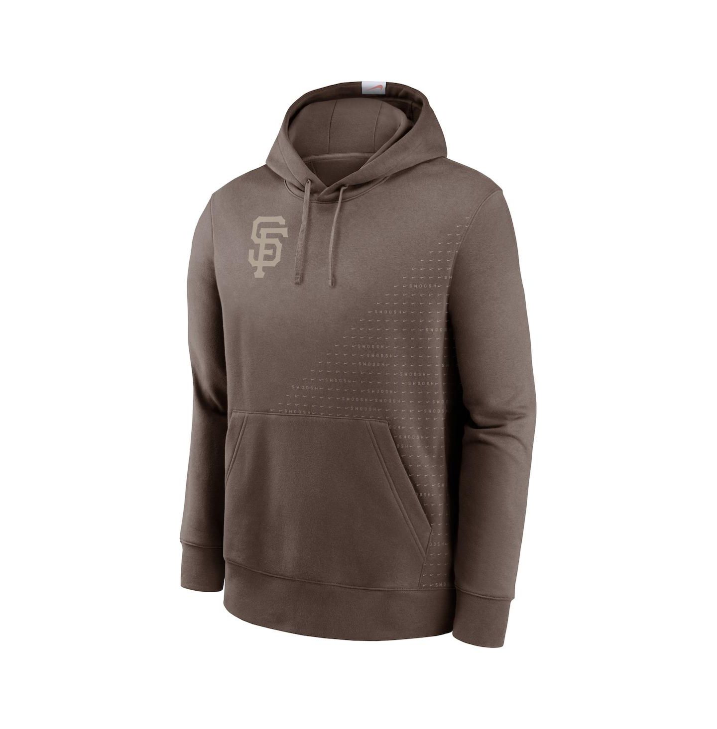 Мужское худи Nike Light Brown San Francisco Giants Statement Pullover — фото 3