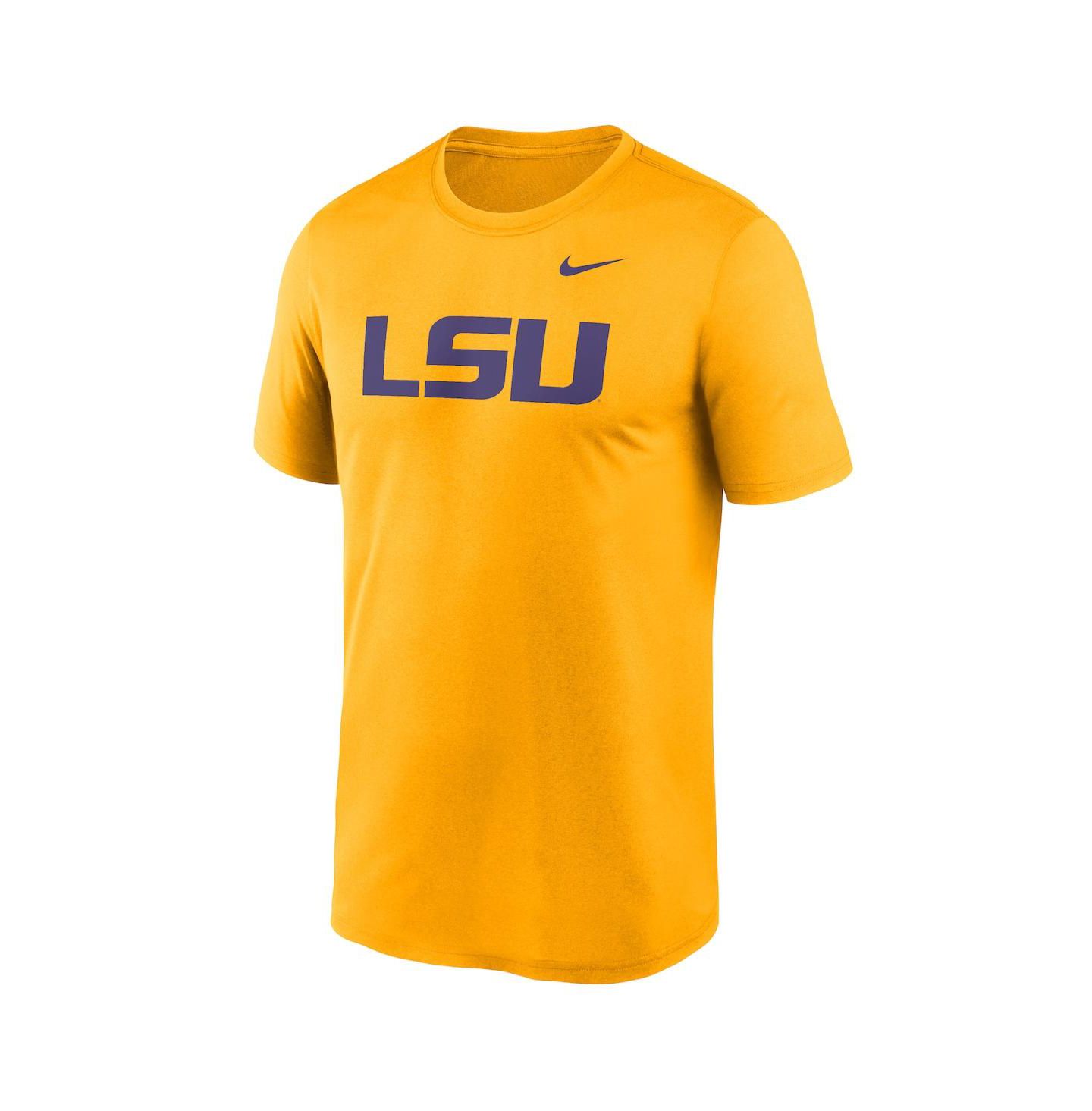 Мужская футболка Nike Gold LSU Tigers Primetime Legend Logo — фото 2