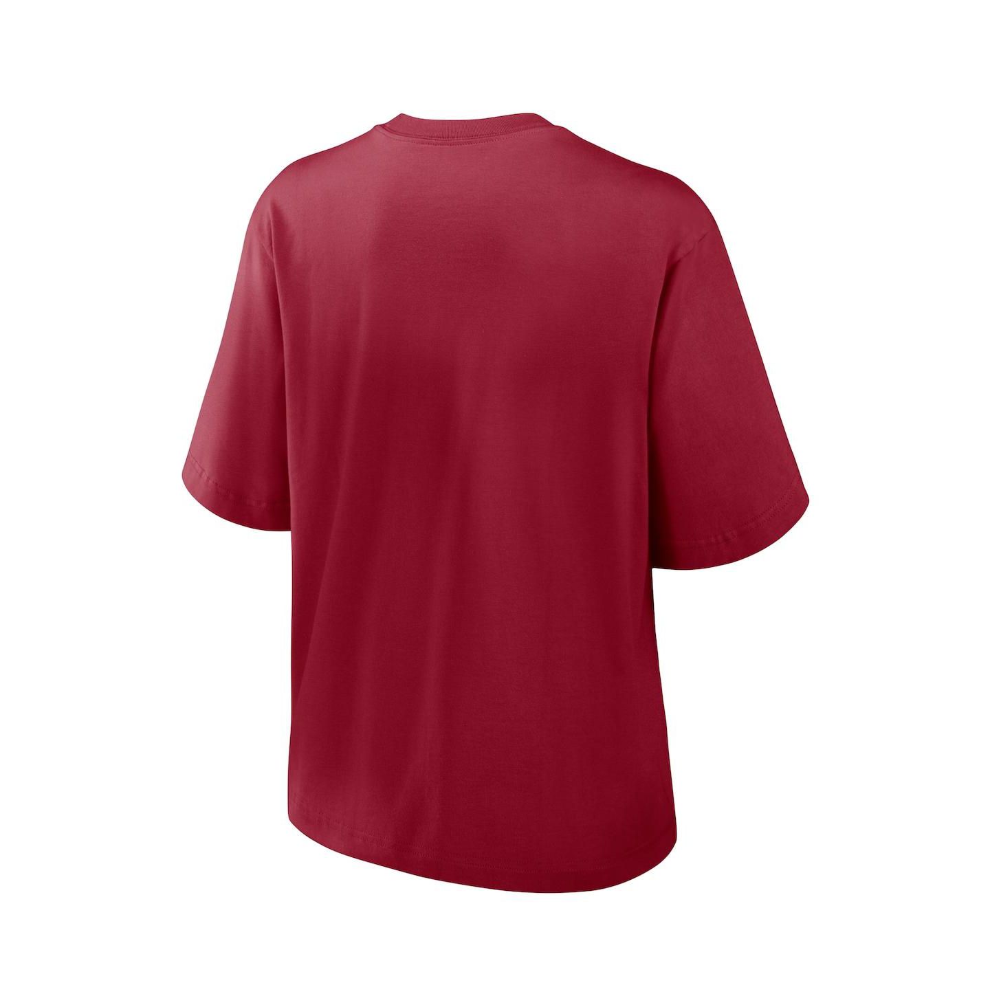 Женская футболка Nike Crimson Oklahoma Sooners Boxy Legacy Established — фото 2