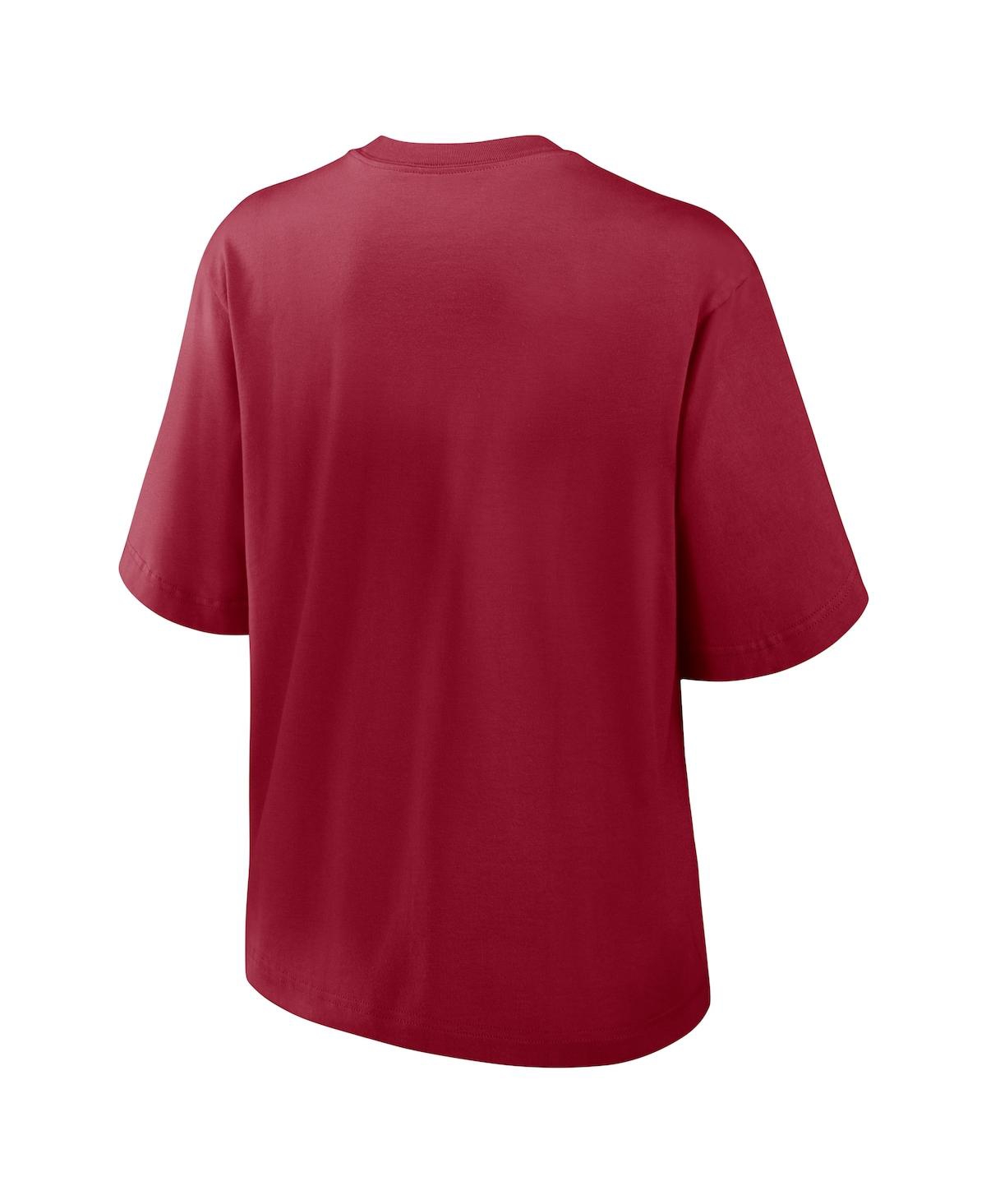 Nike Women's Crimson Oklahoma Sooners Boxy Legacy Established T-shirt In Crimson
