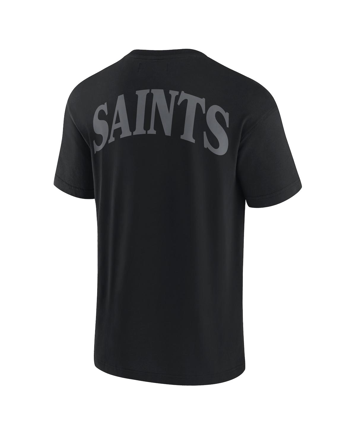 Fanatics Men's Black New Orleans Saints Elements Iconic T-shirt In Black