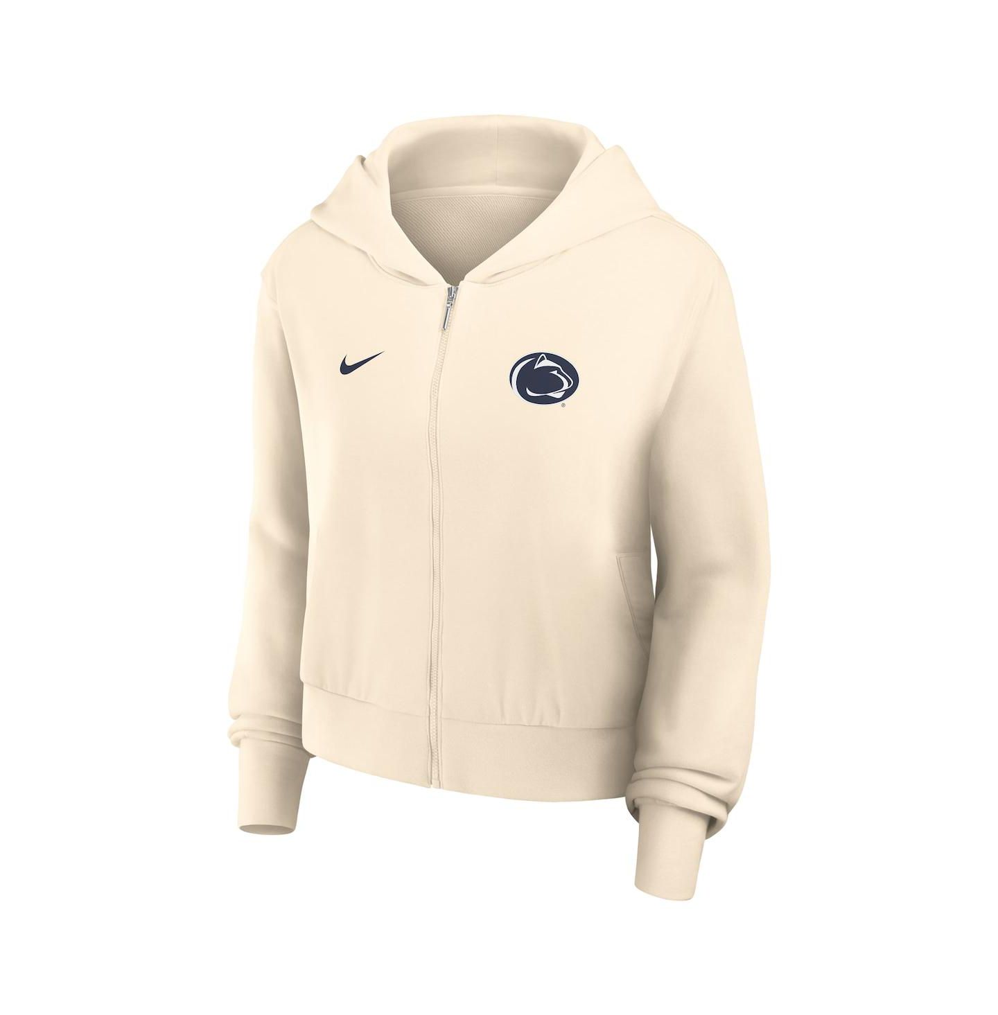Женское худи Nike Cream Penn State Nittany Lions Chill Full-Zip — фото 2