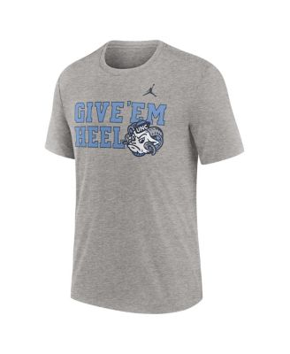 Men's Heather Gray North Carolina Tar Heels Campus Local Tri-Blend T-Shirt