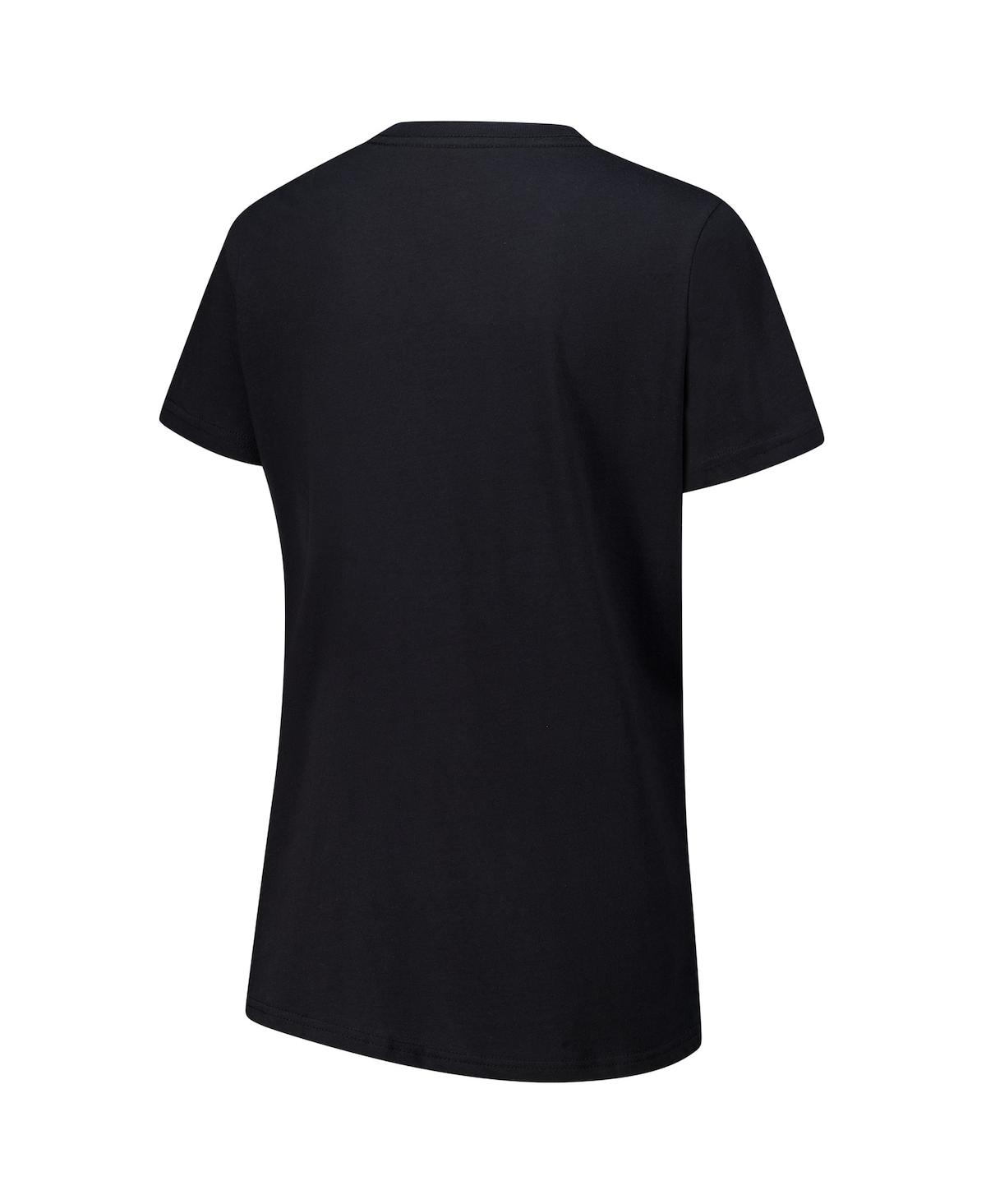 Shop G-iii 4her By Carl Banks Women's Black Jacksonville Jaguars Post Season V-neck T-shirt
