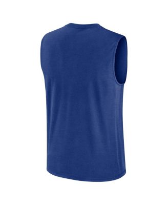 Men's Royal Texas Rangers Knockout Performance Muscle Tank Top