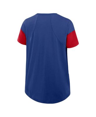 Women's Royal Texas Rangers Flowy T-Shirt