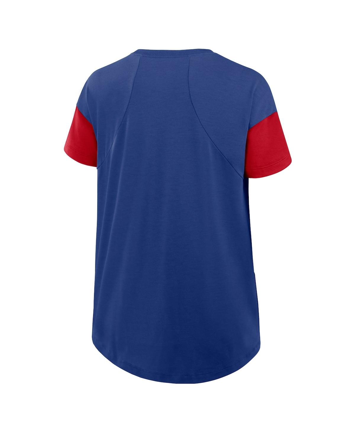 Nike Women's Royal Texas Rangers Flowy T-shirt In Royal