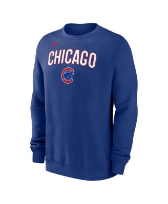 Men's Royal Chicago Cubs Pullover Sweatshirt