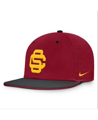 Nike - Men's Cardinal USC Trojans On-Field Dugout True Performance Fitted Hat