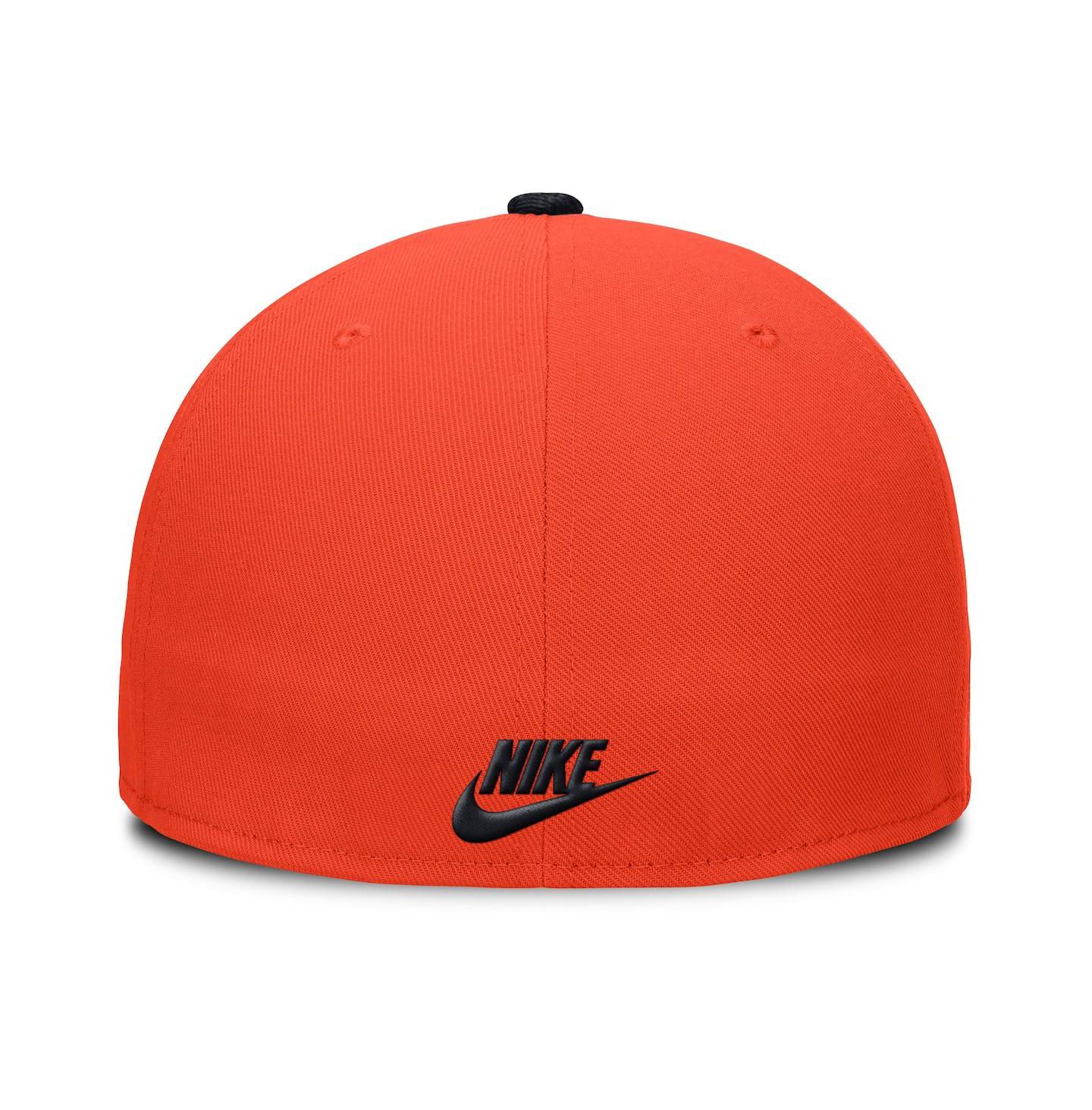 Мужская кепка Nike Orange Detroit Tigers True Performance Fitted Hat — фото 4