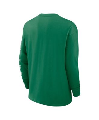 Men's Green New York Jets Rewind Heavy Max 90 Pocket Long Sleeve T-Shirt
