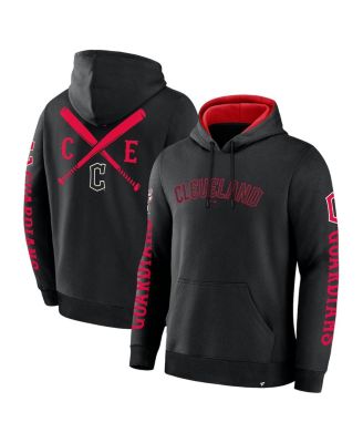 Fanatics - Men's Black Cleveland Guardians Big City Legacy Fleece Pullover Hoodie