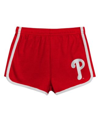 Toddler 2-Piece Red Philadelphia Phillies Double Run T-Shirt & Shorts Set