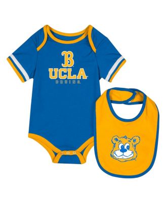 Colosseum - Baby Boys and Girls Blue UCLA Bruins Bodysuit Bib Set