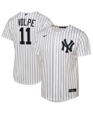 Nike - Big Boys and Girls Anthony Volpe White New York Yankees Home Replica Player Jersey
