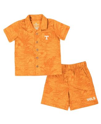 Colosseum - Toddler Tennessee Orange Tennessee Volunteers Fern Champ Shirt and Shorts Set