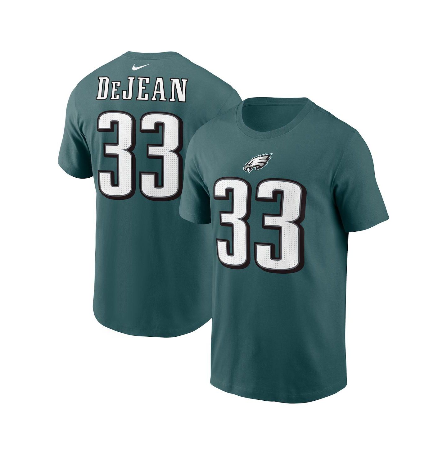 Мужская футболка Nike Cooper DeJean Midnight Green Philadelphia Eagles Player Name & Number — фото 1
