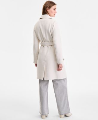 Women's Double-Breasted Belted Trench Coat