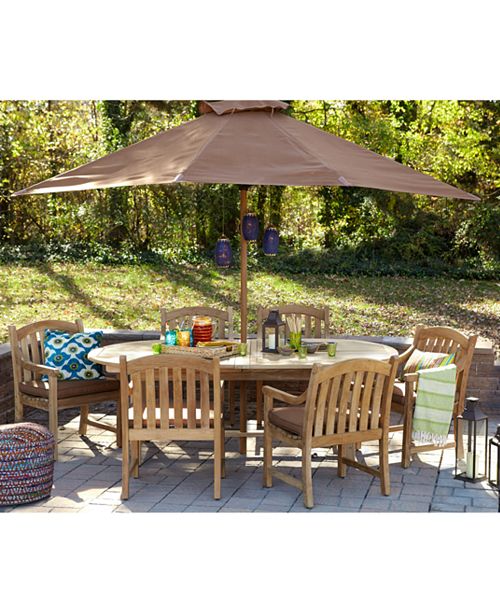 Furniture Bristol Outdoor Teak 3 Pc Chaise Set 2 Chaise Lounge
