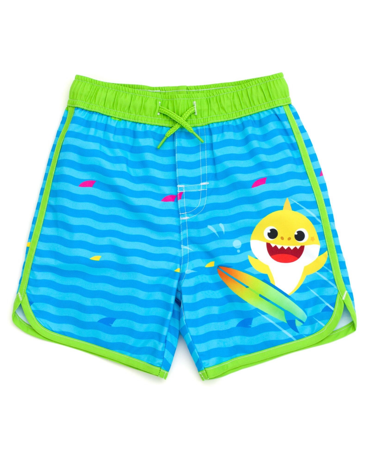 Baby Shark Toddler Boys Rash Guard and Swim Trunks Outfit Set