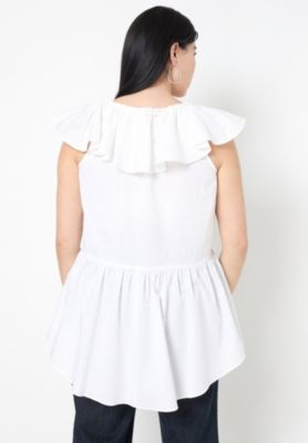 Women's June + Vie Ruffled Peplum Top