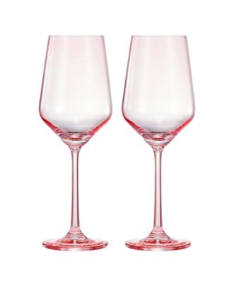 Contemporary Wine Glasses, Set of 2