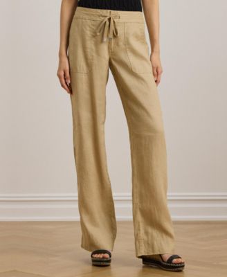 Wide-Leg Linen Pants, Regular & Petite