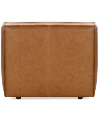 Glympton 44" Leather Arm Chair, Exclusively at Macy's