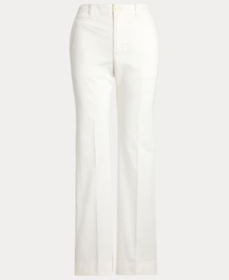 Women's Stretch Cotton Chino Flare Pants