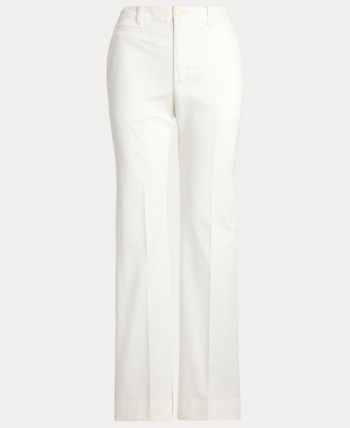 Shop Ralph Lauren Women's Stretch Cotton Chino Flare Pants